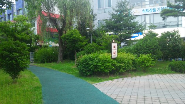 雲泉貯水池内の風景